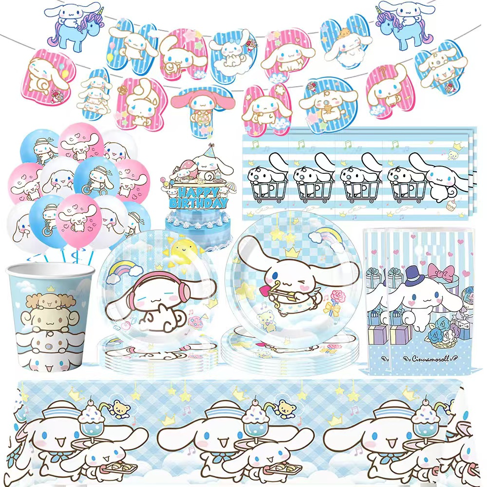 Confetti Balloon Set - Set di stoviglie usa e getta