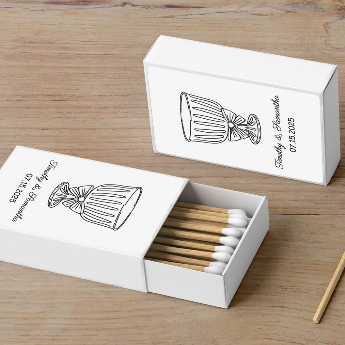Champagne Tower Set - Scatola di fiammiferi personalizzata - Set