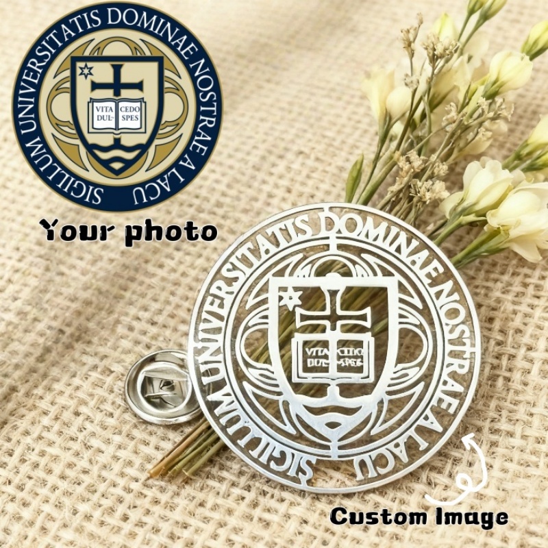 Wedding Supply Company - Spilla personalizzata con logo aziendale, spille