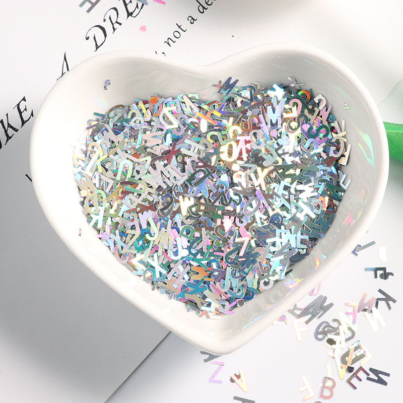 Wedding Eo - Paillettes ultrasottili a forma di lettera