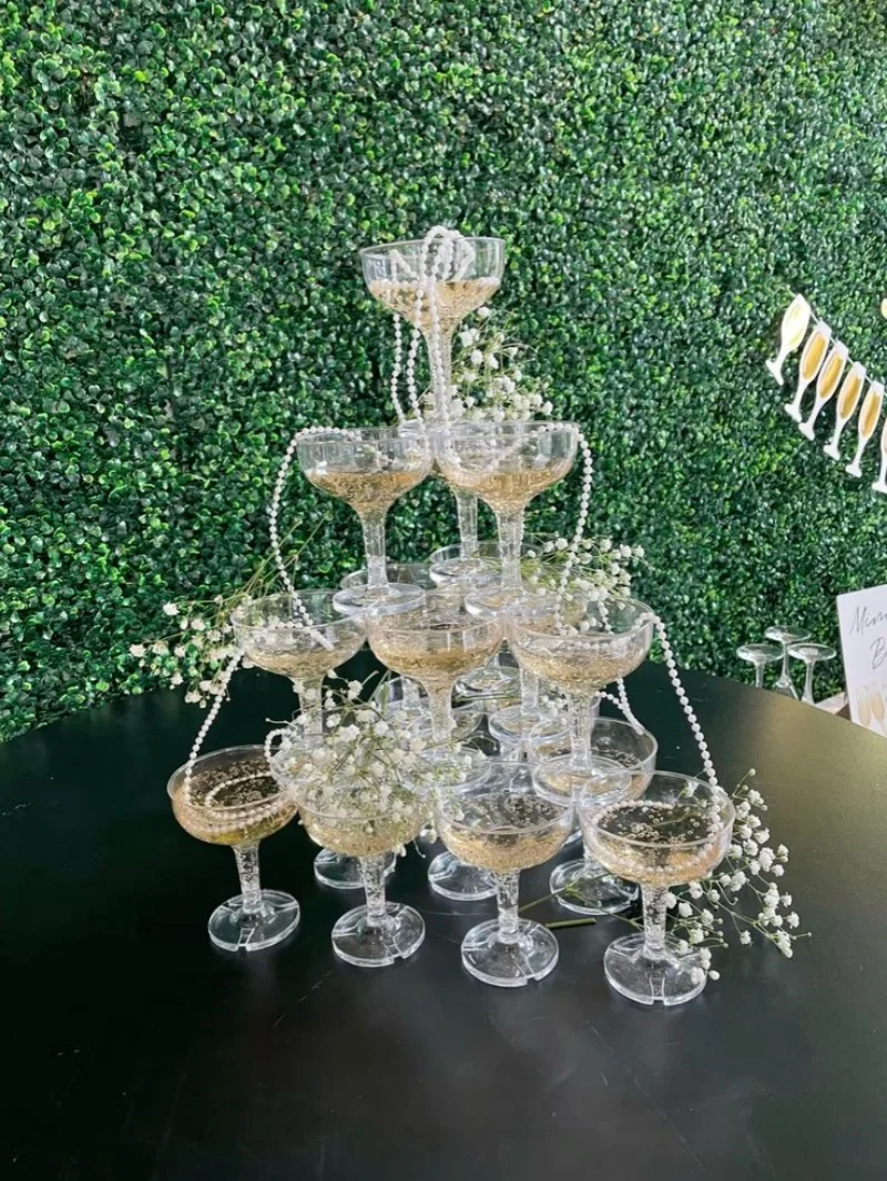 Set di 20-60 Bicchieri in Acri - Champagne Tower Set recensione e prezzo