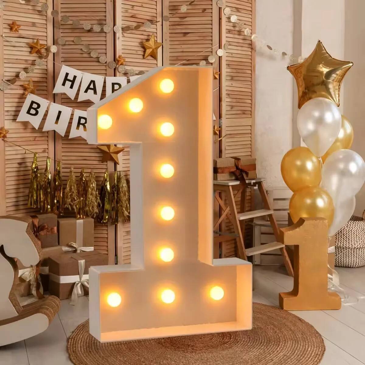Numero Gigante Luminoso a LED  - Confetti Balloon Set recensione e prezzo