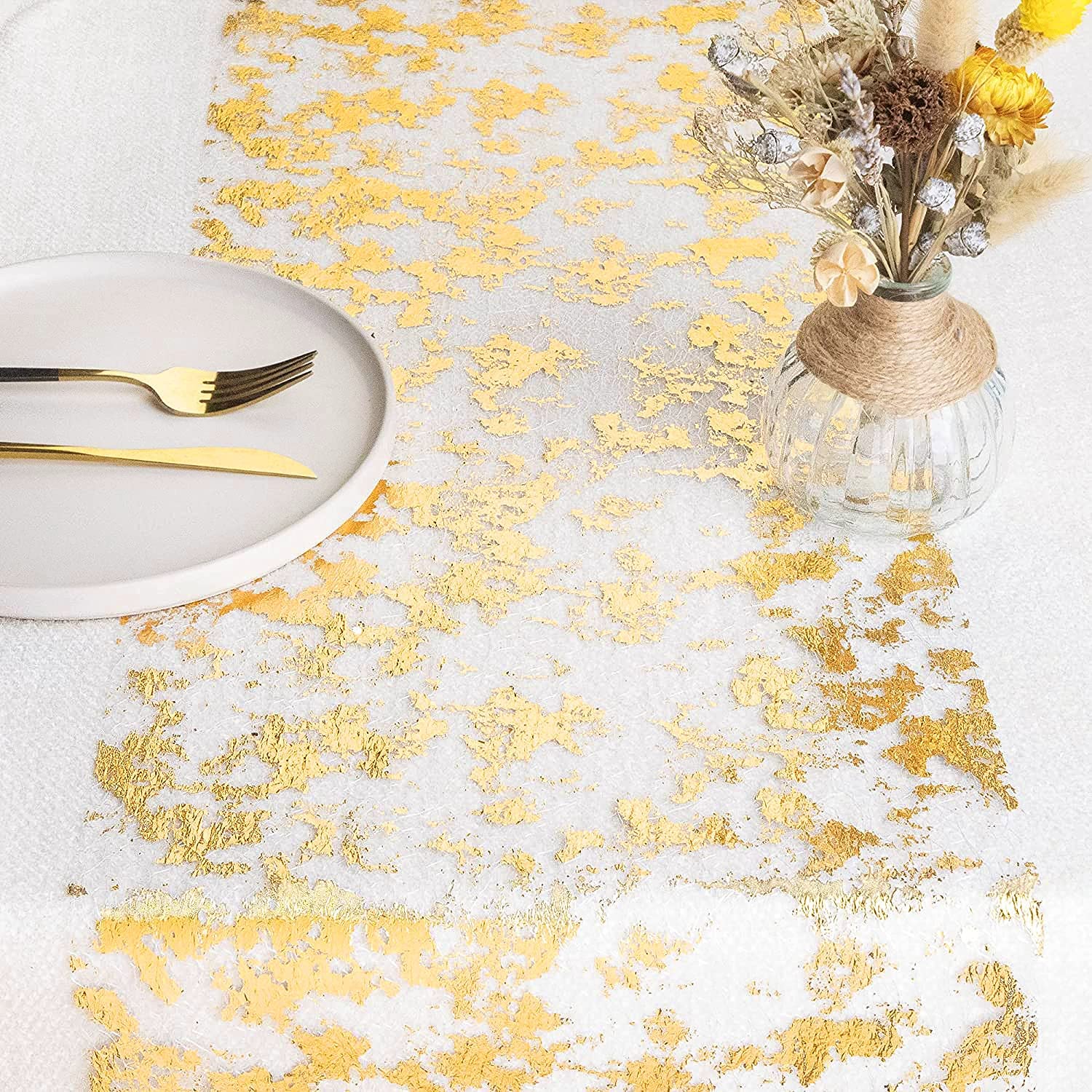 Sparkle Metallic Gold Thin run - Table Runner Sequin recensione e prezzo