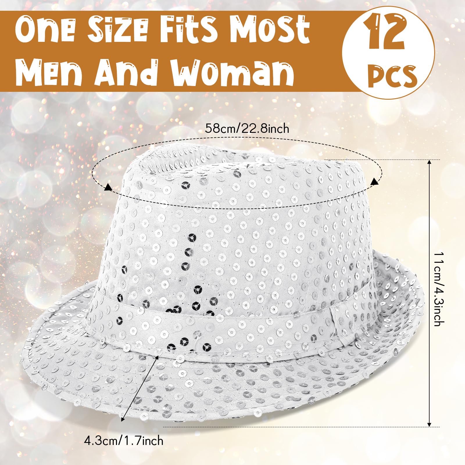 12-36 Pezzi Cappelli con Paill - Wedding Supply Bulk recensione e prezzo