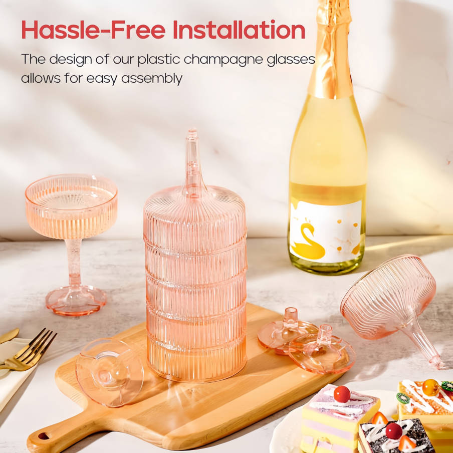 Torre di Champagne a 4-6 Piani - Champagne Tower Set recensione e prezzo