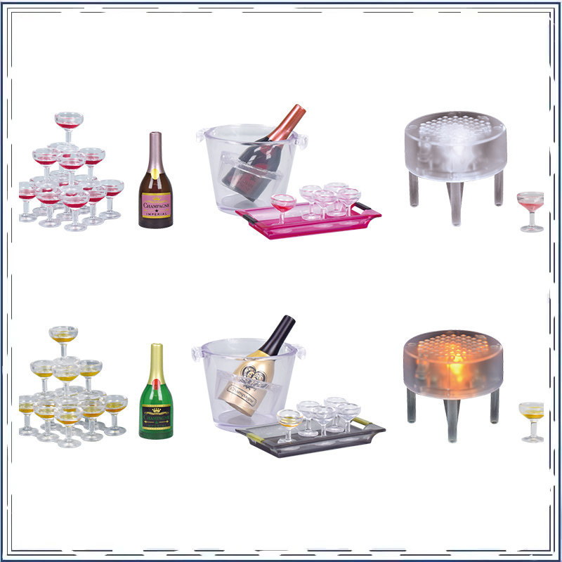 Gashapon Mini Bicchieri da Vin - Champagne Tower Set recensione e prezzo