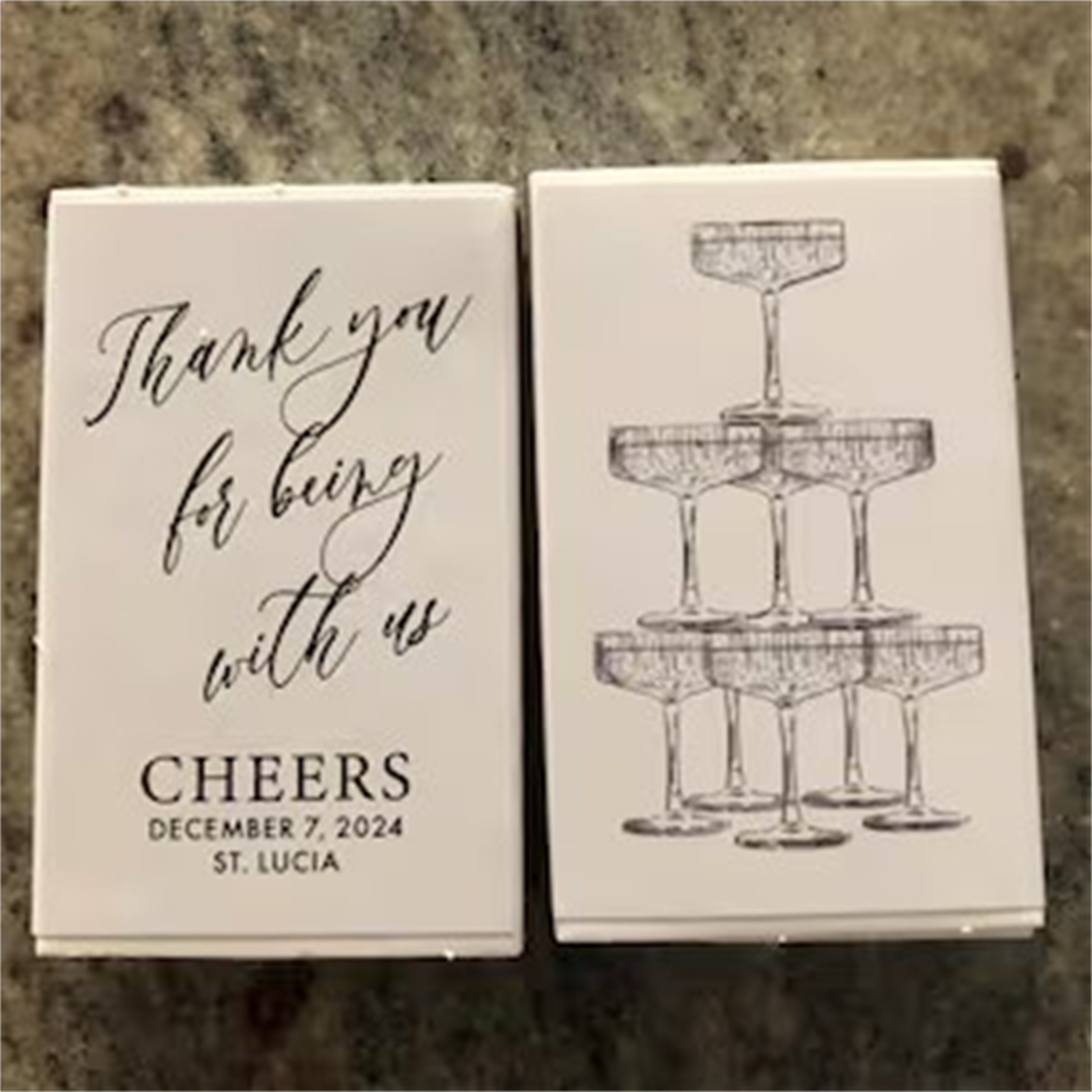 Scatole di fiammiferi personal - Champagne Tower Set recensione e prezzo