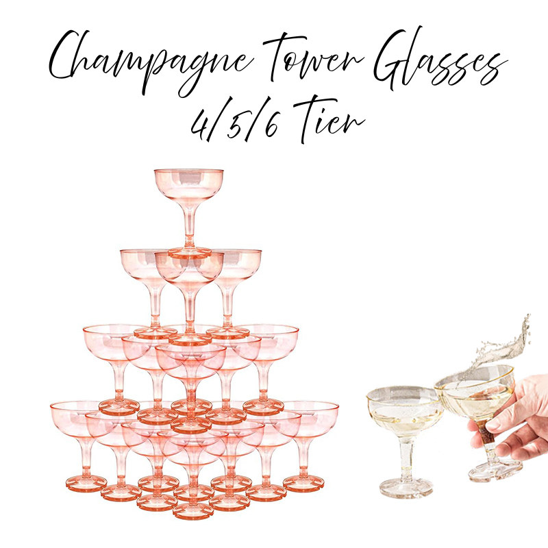 Bicchieri da champagne in acri - Champagne Tower Set recensione e prezzo